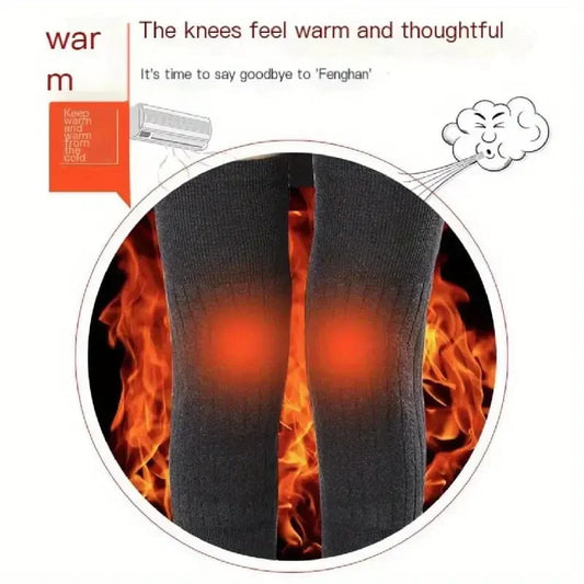 Knee Warmer - Woolen Blend Thermal Leg Warmers - For Men & Women