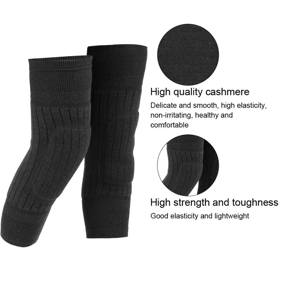 Knee Warmer - Woolen Blend Thermal Leg Warmers - For Men & Women