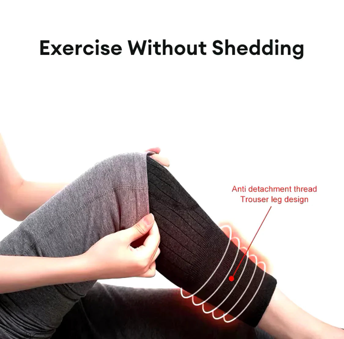 Knee Warmer - Woolen Blend Thermal Leg Warmers - For Men & Women