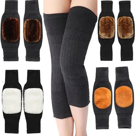 Knee Warmer - Woolen Blend Thermal Leg Warmers - For Men & Women