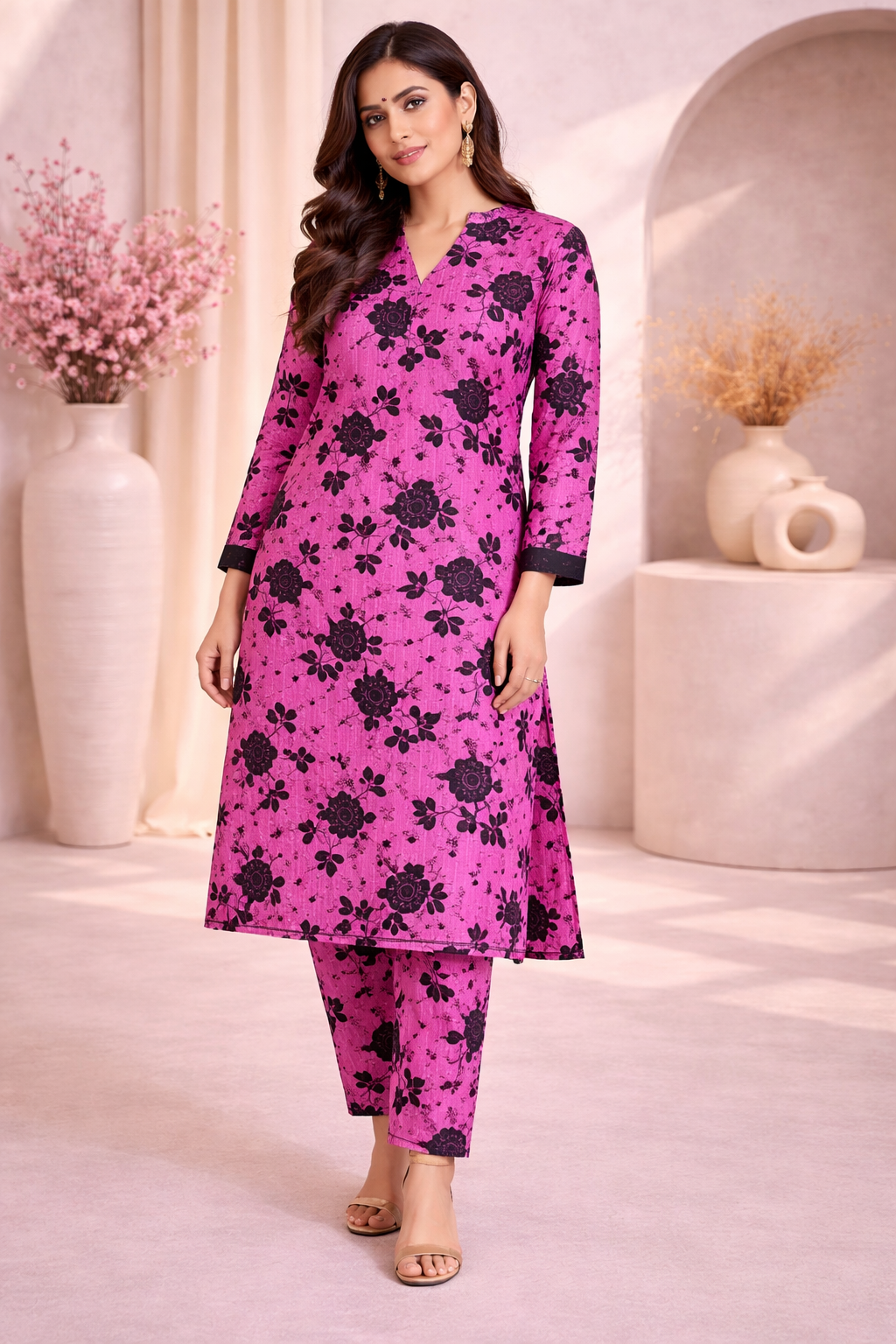 STITCHED 2 PC LAWN SUIT