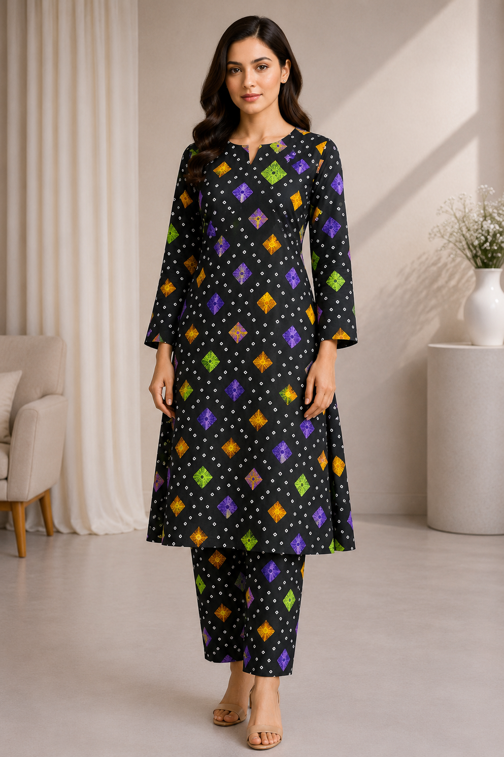 GIRLS STITCHED 2 PC SUIT - D8
