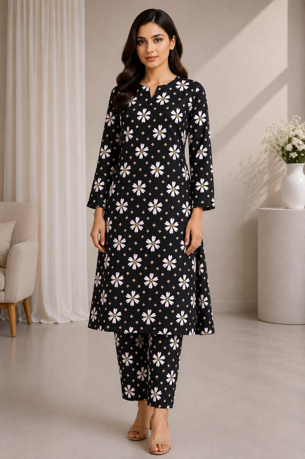 GIRLS STITCHED 2 PC SUIT - D9